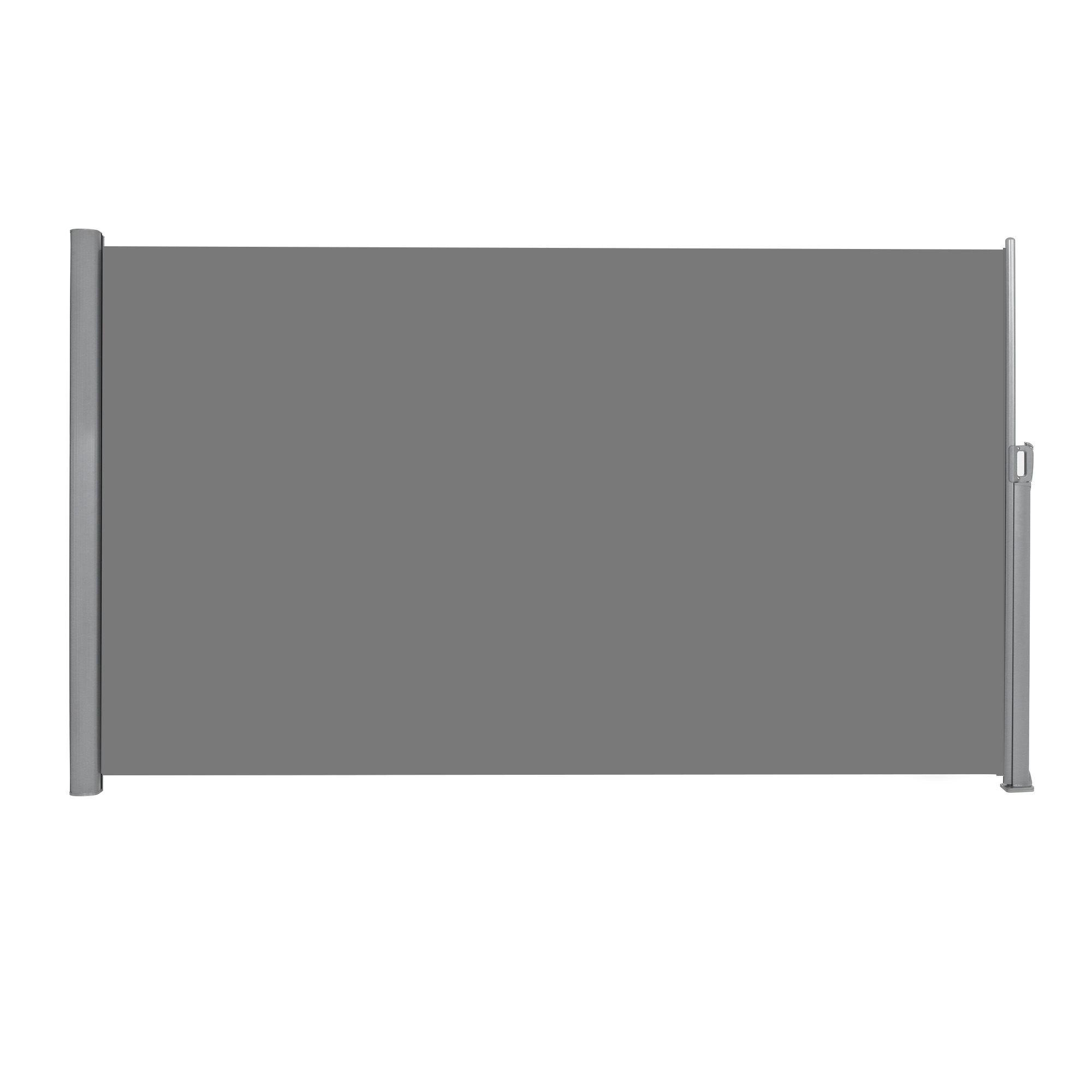 SONGMICS Seitenmarkise mit Kasten aus Aluminiumlegierung, ausziehbar, blickdicht GSAB35185G01