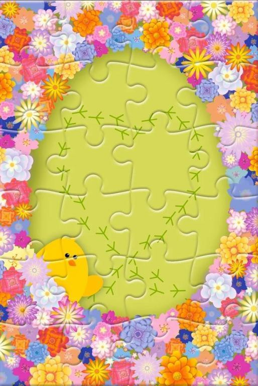 Castorland Puzzel Ansichtkaart From Chick with Love 24 stukjes