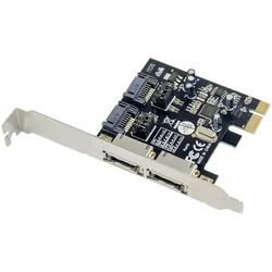 Conceptronic CSATA600EXI Schnittstellenkarte/Adapter Eingebaut SATA, eSATA