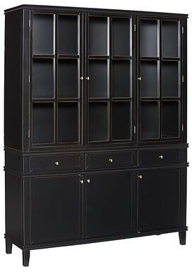 Daphne Sideboard & Hutch - Black - Ballard Designs