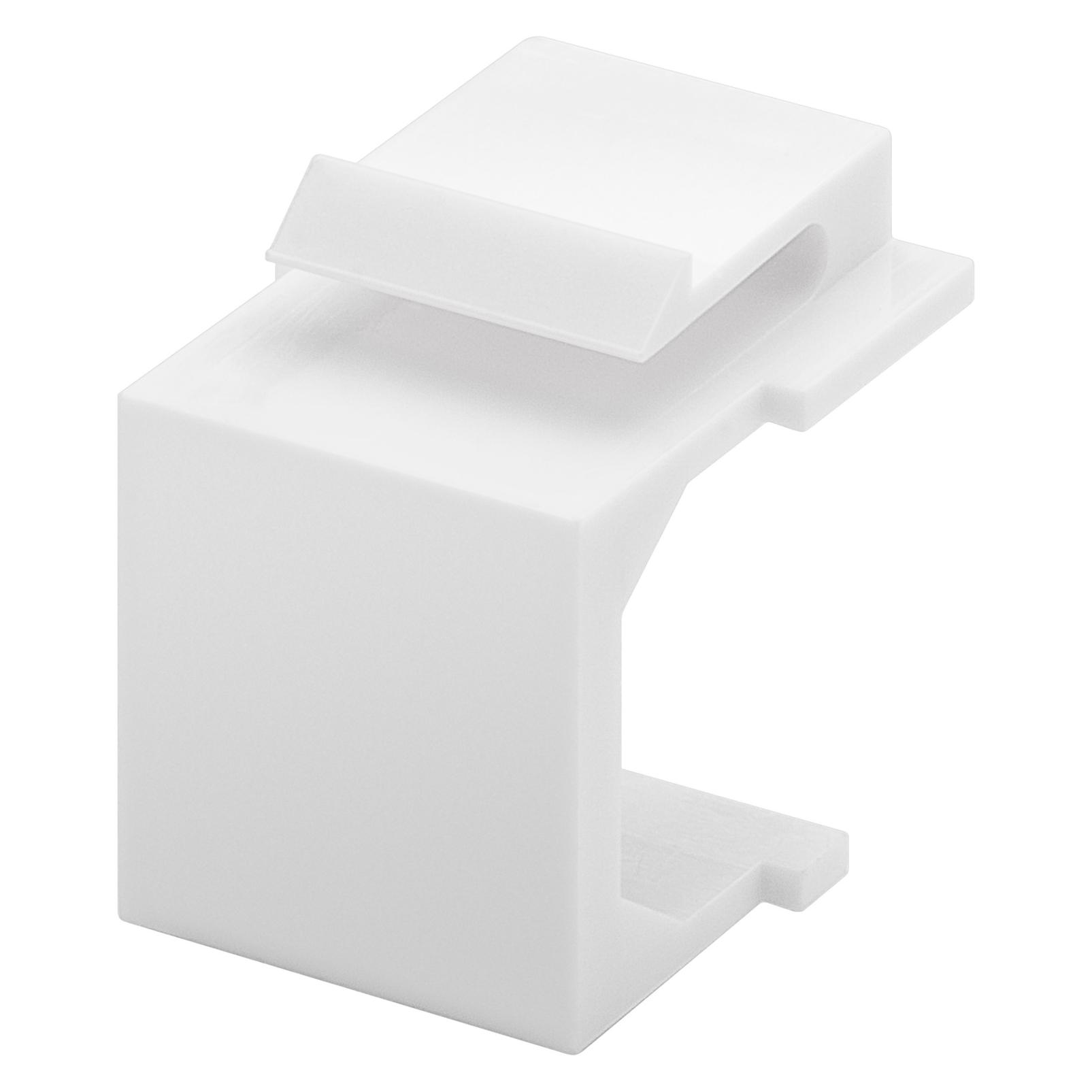 Goobay Keystone Abdeckung (4-er Pack), Weiss, Weiss (79816)