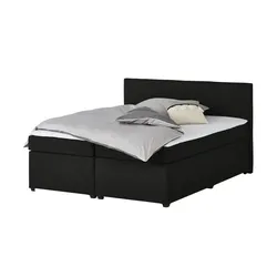 Boxspringbett  Countess , schwarz , Maße (cm): B: 167 H: 104