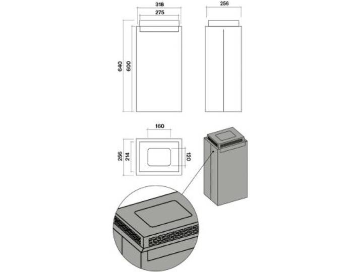 Falmec - Filtre Hotte Charbon Zeolite Box Ilot-Kacl.949if