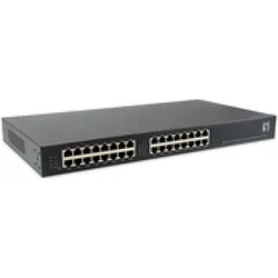 LevelOne PoE-HUB POH-1620 16x GE MidSpan (16 Ports), Netzwerk Switch, Schwarz