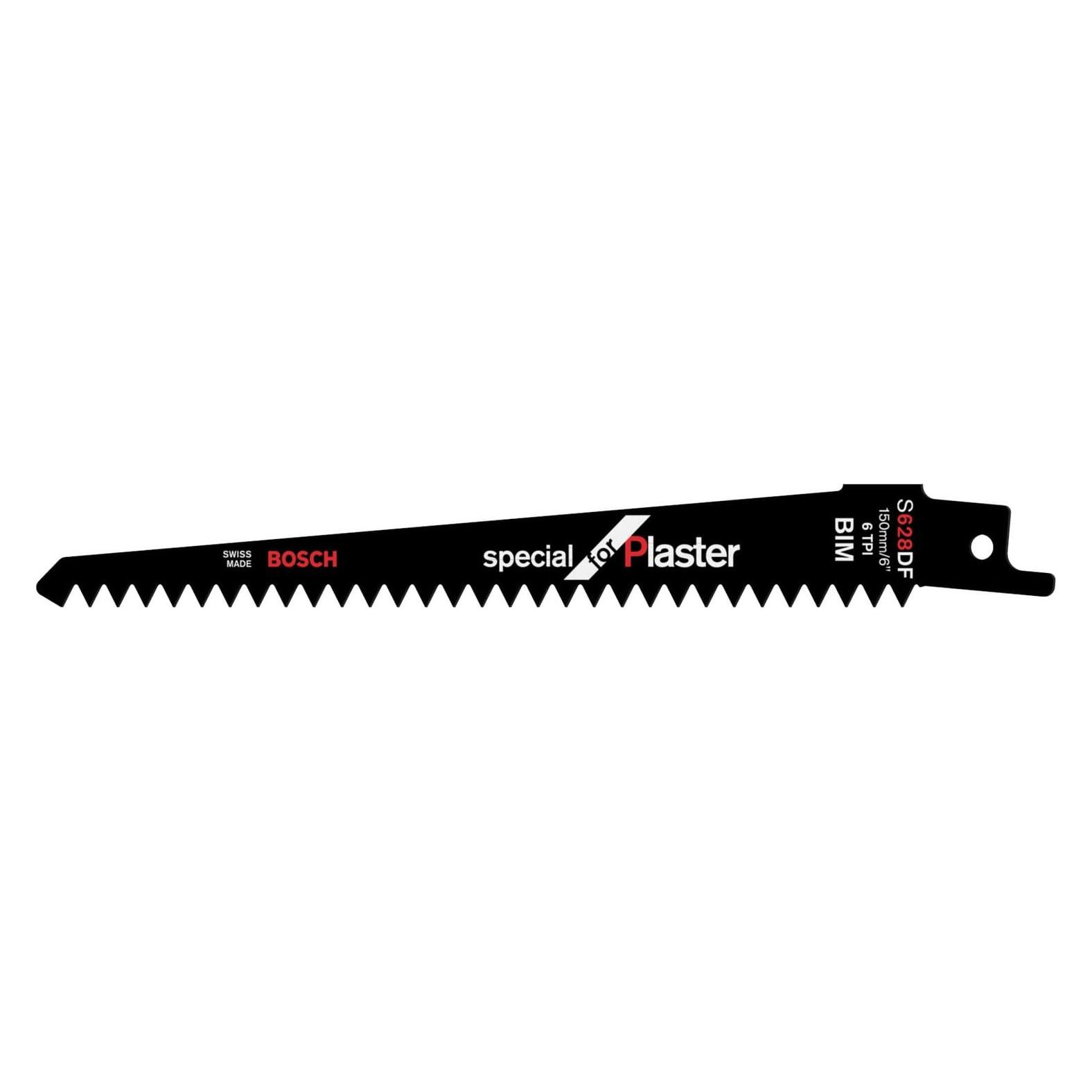 Bosch Professional Zubehör Säbelsägeblatt S 628 DF, Special for Plaster, 2er-Pack (2608656274)
