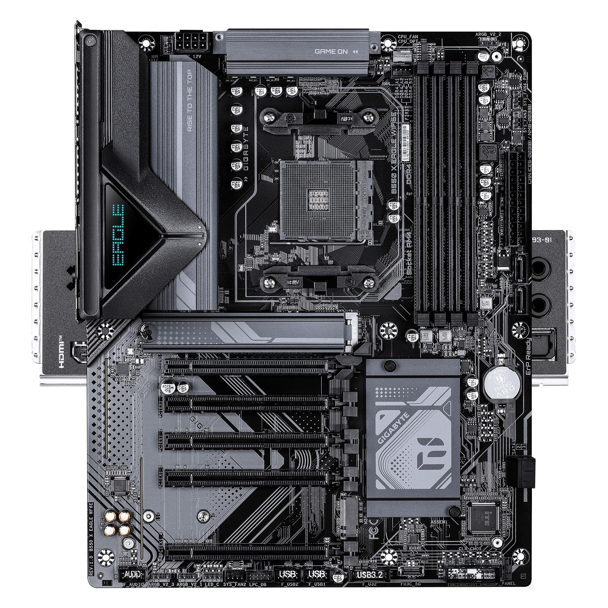 Gigabyte B550 X EAGLE WIFI6E AM4 4xDDR4 HDMI 2xM.2 (AM4, AMD B550, ATX) (B550 X EAGLE WF6E)