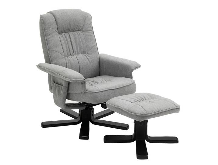 RELAXSESSEL CHARLY grau/schwarz