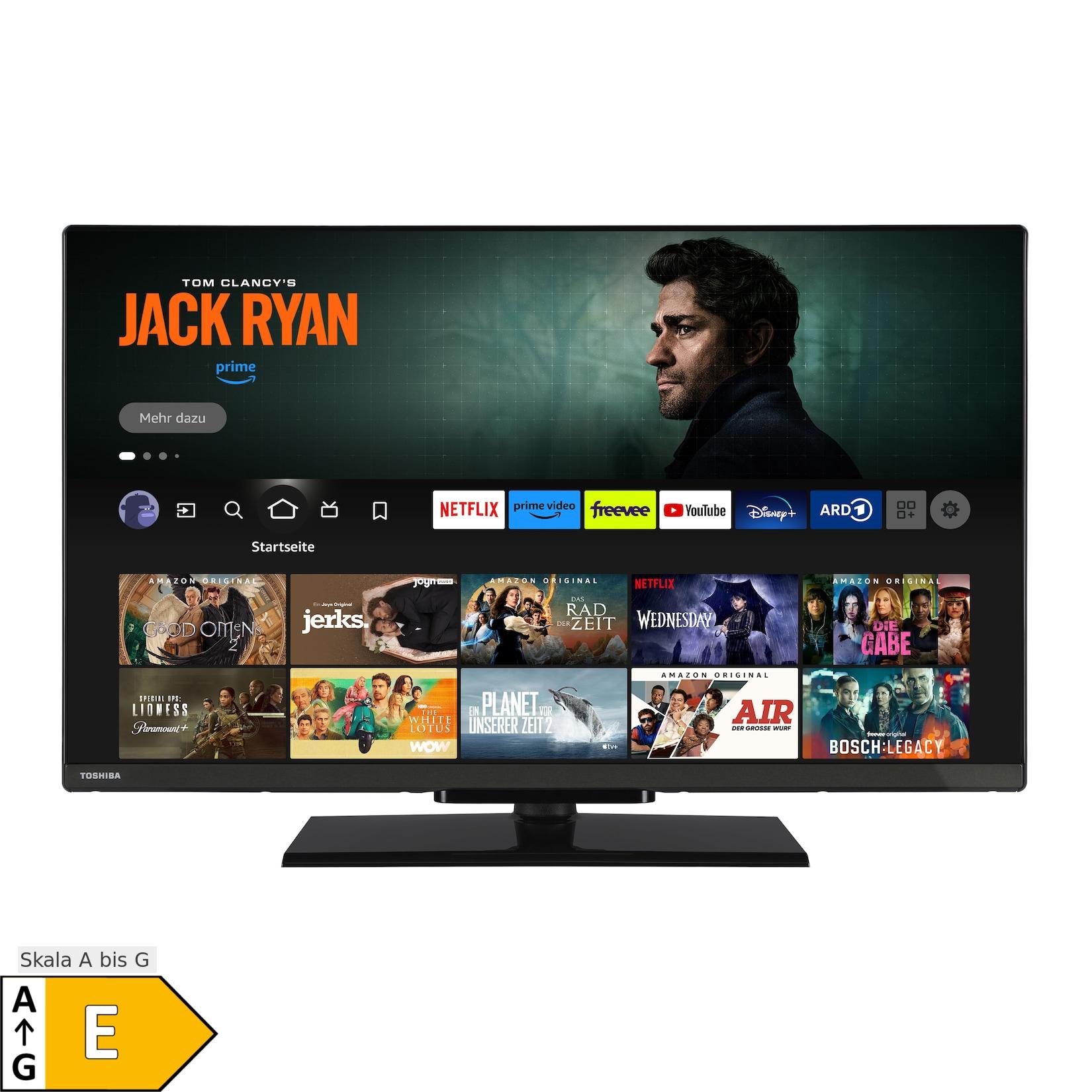 Toshiba 32LF3F63DAZ Fernseher 32 Zoll Smart TV Fire TV Full HD HDR Triple-Tuner Alexa (2026)