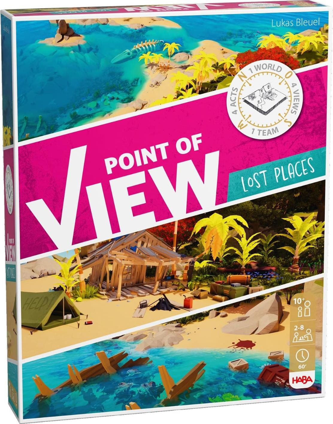 Haba Leerbordspel Point of View Thema Verlaten plaatsen Meerdere kleuren