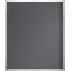 Franken, Informationsschild, Schaukasten SK15PTE12 99x117.5x4.5cm 15xDIN A4 Filz grau