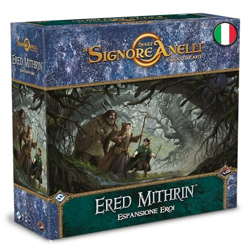 Asmodee - The Lord of the Rings kaartspel: Ered Mithrin uitbreiding voor helden, Italiaanse editie