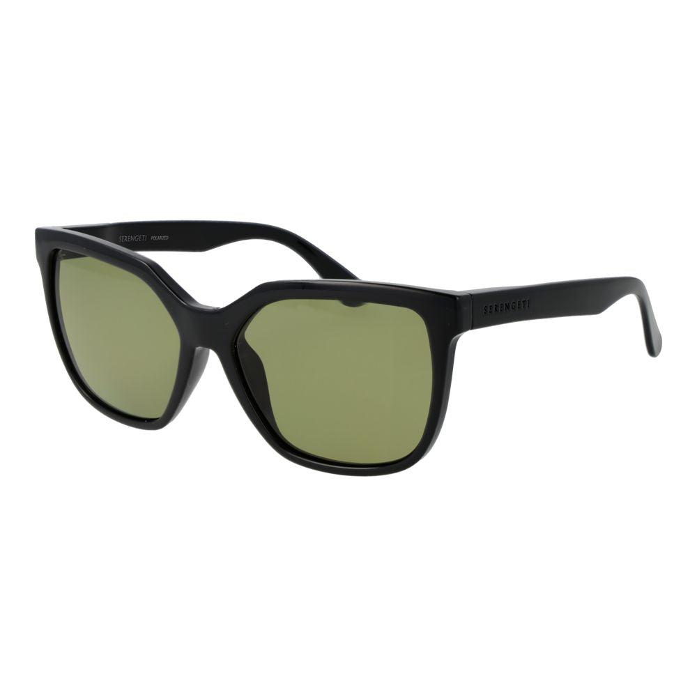 Serengeti Schwarze Plastiksonnenbrille