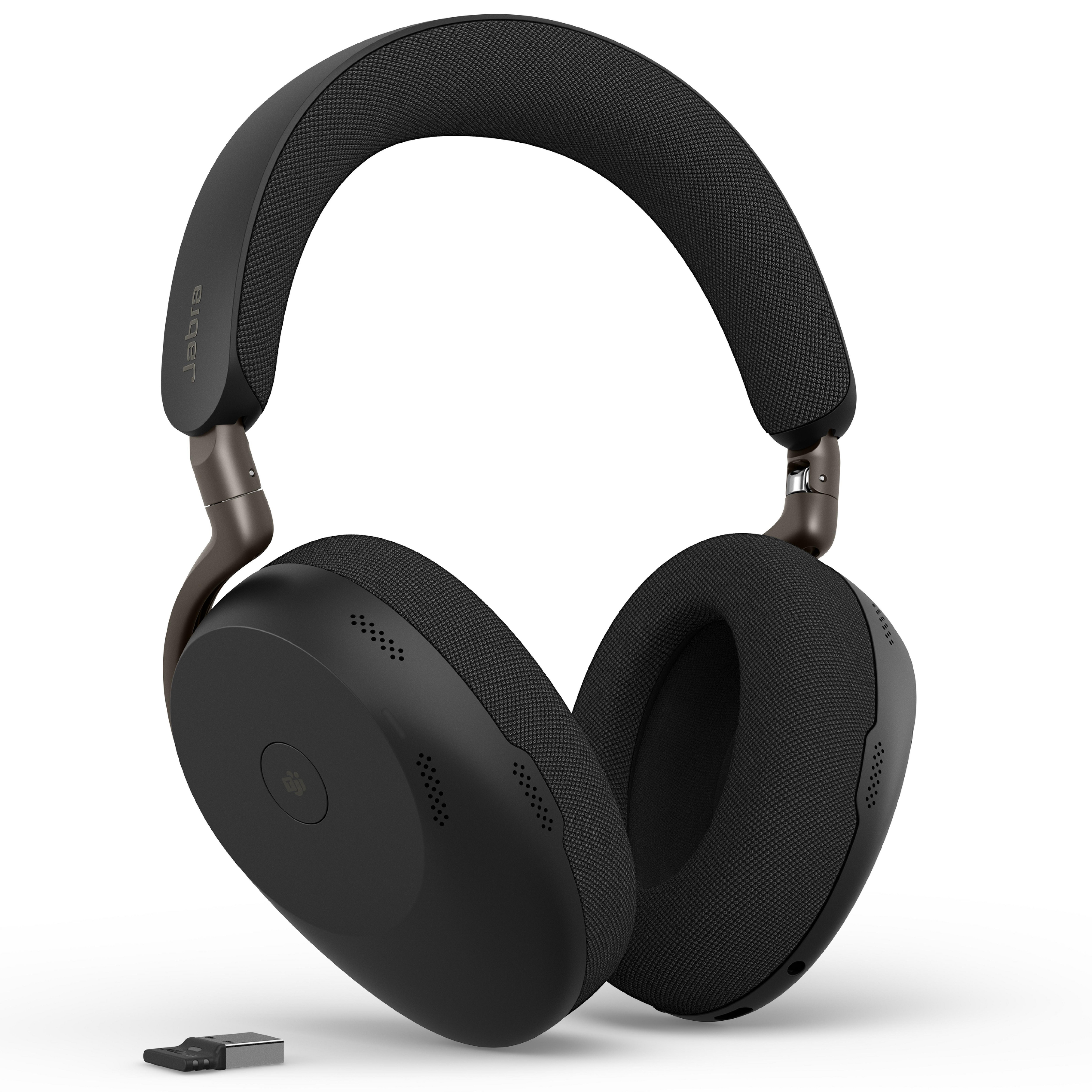 Jabra Evolve3 85 MS Schwarz Kabelloses Bluetooth-Headset inkl. USB-A Dongle, ANC (Aktive Geräuchunterdrückung) 38599-999-999