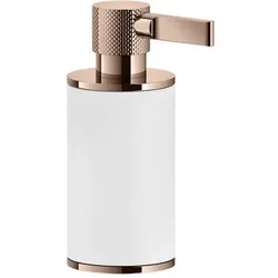 Gessi Inciso Standseifenspender, Behälter weiß matt, 58537030, Farbe: Kupfer PVD