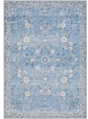 Livabliss Lavable Classic Medallion Machine Washable Area Rug