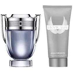 Paco Rabanne, Beauty Geschenkset, Invictus Eau de Toilette 100ml + Shower Gel 100ml (Parfum Set)