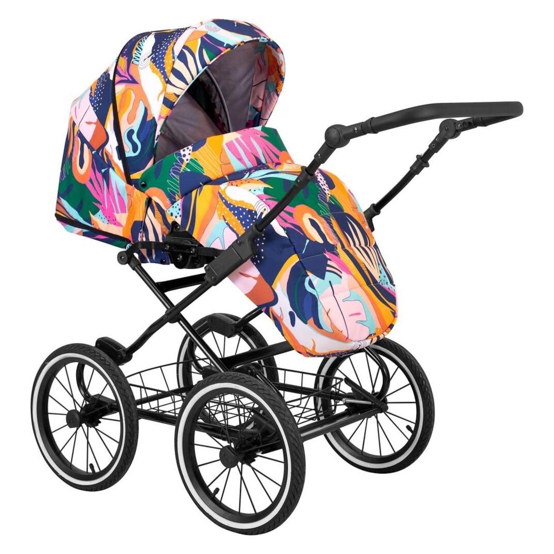 Kunert Romantic 2in1 Kinderwagen in Bunt mit Tragewanne, Buggy und AIR Wheels (65280368)