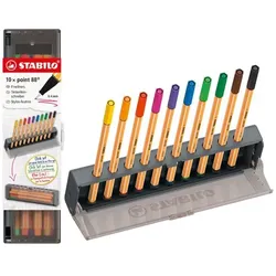 Stabilo Fineliner »point 88®« 10er Klicketui
