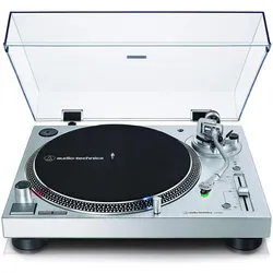 Audio-Technica AT-LP120X (Manuell), Plattenspieler, Silber