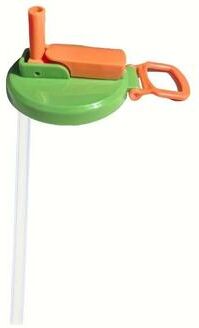 Uplift Essentials Reusable Silicone Beverage Can Lids Leak Proof Soda Covers With Push Button Straw Port green