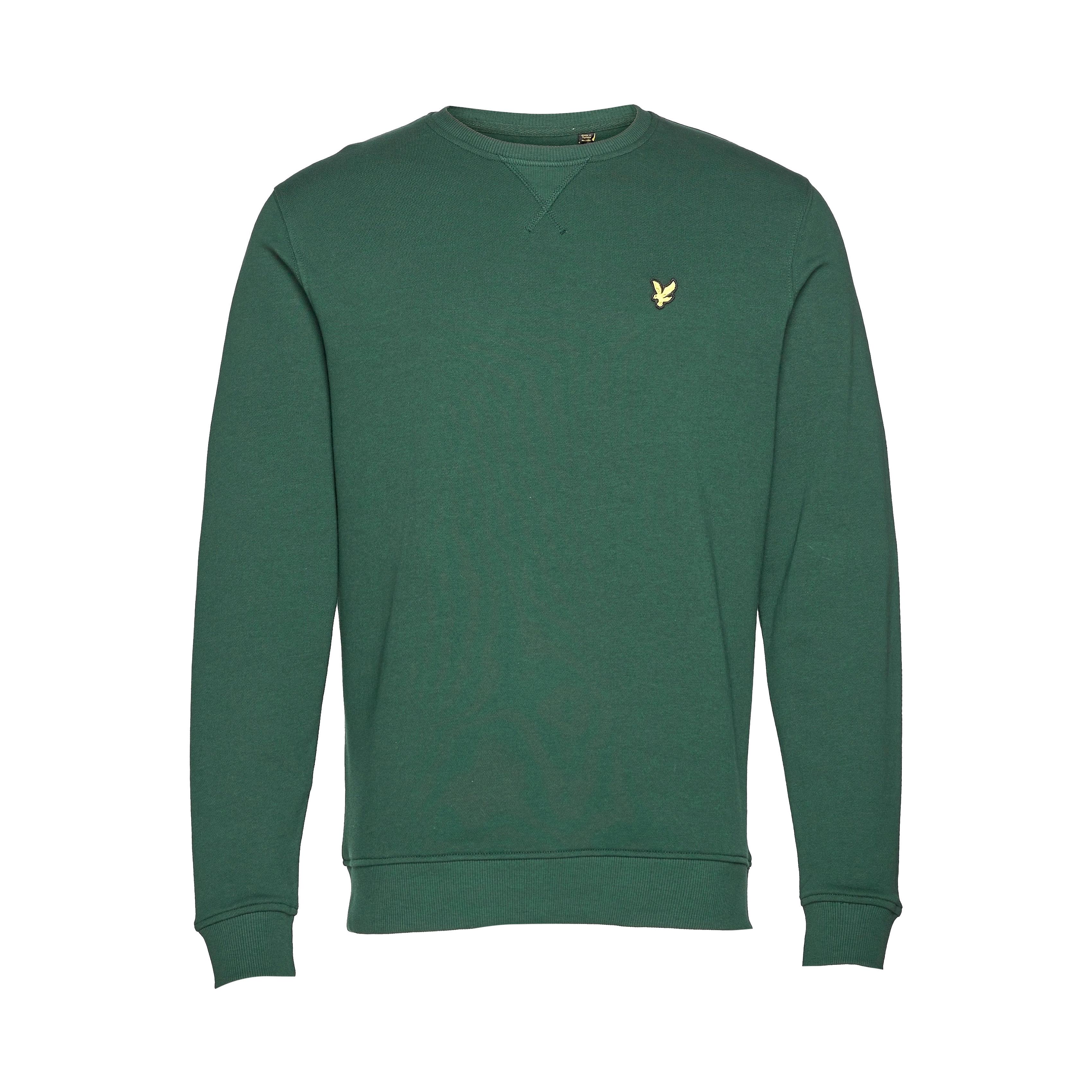 Lyle & Scott Pullover Sweatshirt mit Rundhalsausschnitt Grün