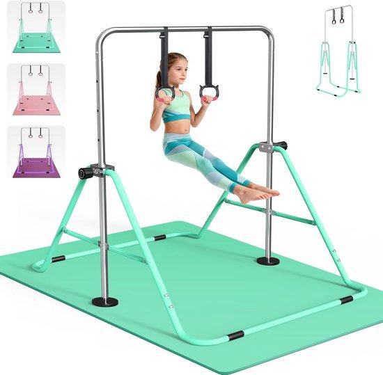 Famanu Gymnastikstange höhenverstellbar und klappbar - für Innen und Außen