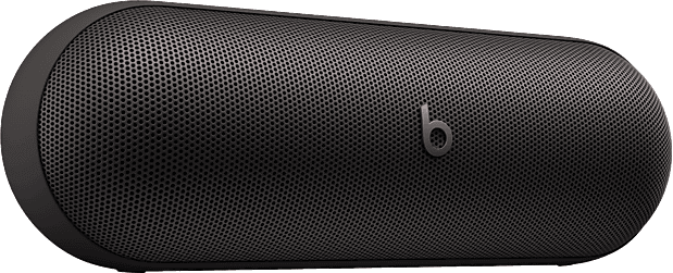 Apple Beats Pill, Altavoz Bluetooth inalámbrico, Cargador portátil USB-C, Hasta 24 horas de batería, IP67, y Android, micrófono, Negro mate