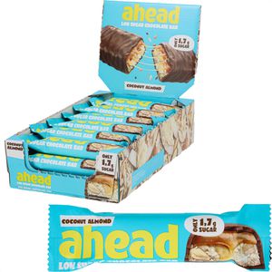ahead Schokoriegel Low Sugar Coconut Almond, 630 g, je 35 g, 18 Riegel