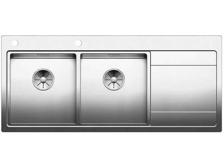 Evier à encastrer 80cm automatique inox - Blanco - 521664 - divon ii 8 s-if
