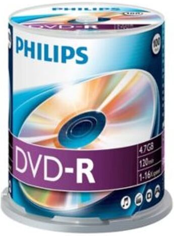 Philips DVD-R   100 unidades