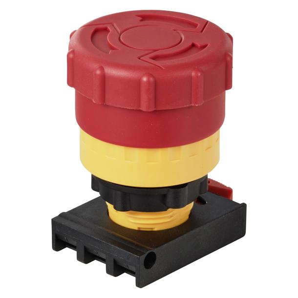 Tru Components TC-12835272 ONPOW26-K-TSA Not-Halt-Pilzdrucktaster Knopf Rot 1 (TC-12835272)