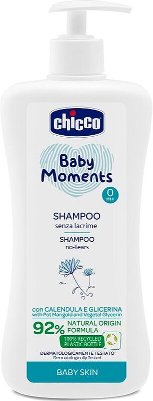 Chicco Baby Moments Babyshampoo für das Haar 500 ml