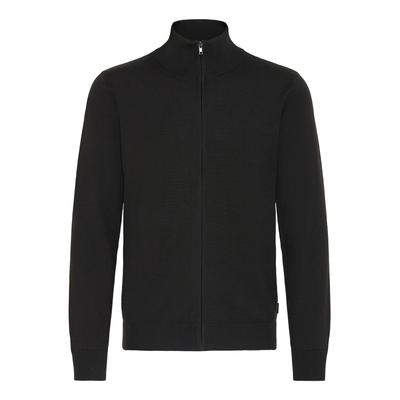 Strickjacke BLEND "Strickjacke BHCassberg", Herren, Gr. 3XL, schwarz, Obermaterial: 100% Polyester PES., Strickjacken Strickjacke