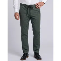 engbers Herren Hochelastische Anzug-Hose Grün slim fit uni - 102