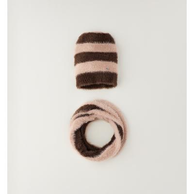 Outdoorhut SARABANDA "GIRL ACCESSORIES", Damen, Gr. 56, braun, Kunstfaser, Hüte