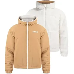 SMILODOX Teddy Jacke Elior, Größe M in Beige Beige