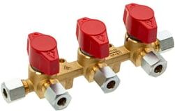 Cavagna SecureLock 8mm Three-Way Caravan Gas Isolation Valve