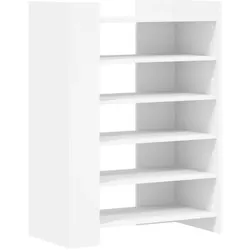 vidaXL Schuhschrank Weiß 74,5x37,5x100 cm Holzwerkstoff