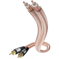 Inakustik STAR Stereo-Cinch (3 m, Cinch Kabel), Audiokabel