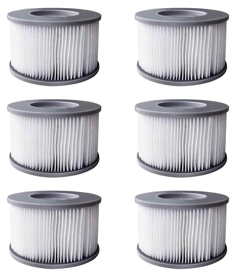 6 Whirlpool filters voor MSpa opblaasbare zwembaden