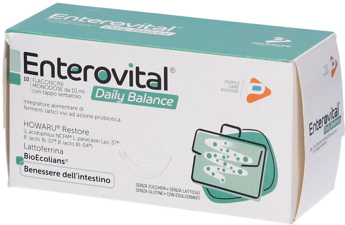 Pharma Line Enterovital Daily Balance 10 flaconi fermenti + vitamine