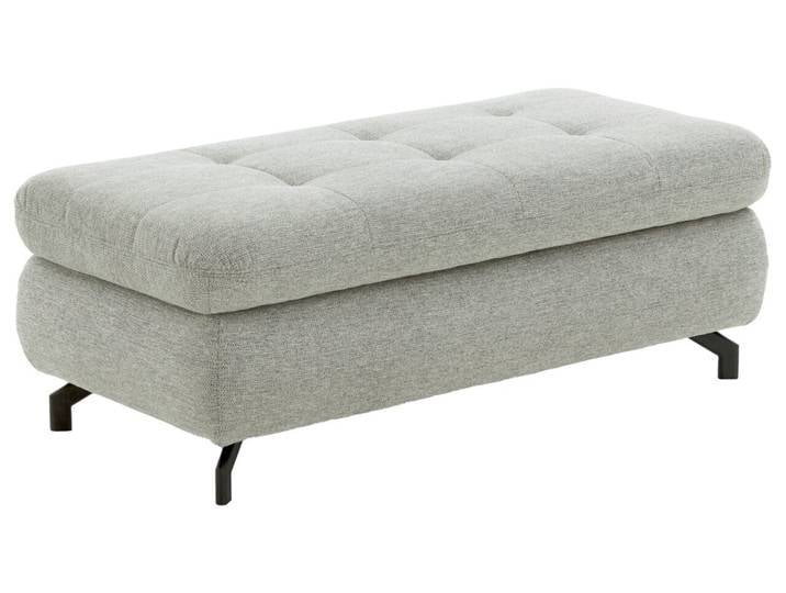 Beldomo Style XXL-Hocker BROOKLYN, alu, Stoff