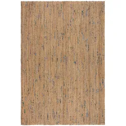 KADIMA DESIGN Jute Teppich handgewebt strapazierfähig naturfaser | 120x170cm