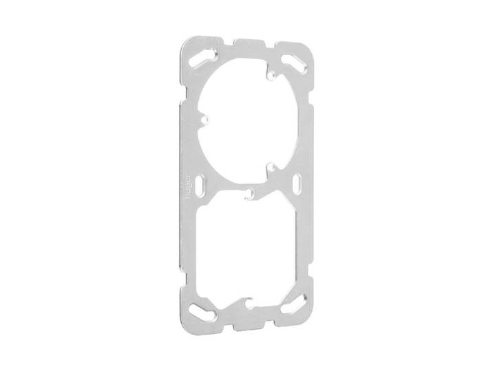 Hager Befestigungsplatte Waagrecht Silber 37 cm