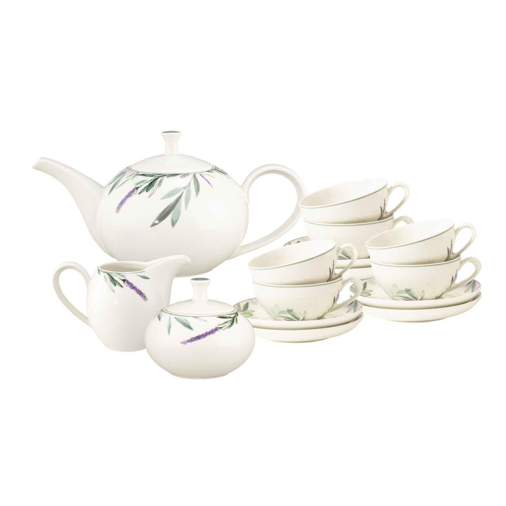 Seltmann Weiden Teeservice Savona Provence 15-tlg.