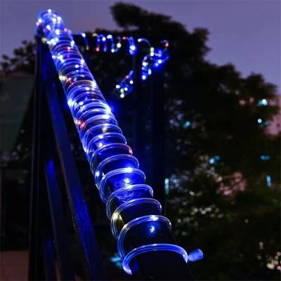 Inspire Select Solar LED Rope Lights IP67 Waterproof Outdoor String Light Strip With 8 Lighting Modes For Garden, Patio & Deck Decor colorful 23 Ft 50 Led