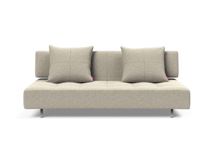 Schlafsofa INNOVATION LIVING ™ Longhorn, Gästebett, Couch, Tagesliege, Bettsofa , beige, B:210cm H:79cm T:114cm, Sofas, Schlafsofa, Schlaf-, Relax-, oder Sitzposition, Liegefläche 140x200 cm