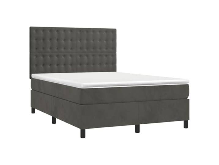 KTHLBRH Bettgestell weiß Metall 100 x 190 cm mit Kopfteil Lattenrost aus Stahl, Lattenrost inklusive, Bodenabstand 26 cm, einfache Montage
