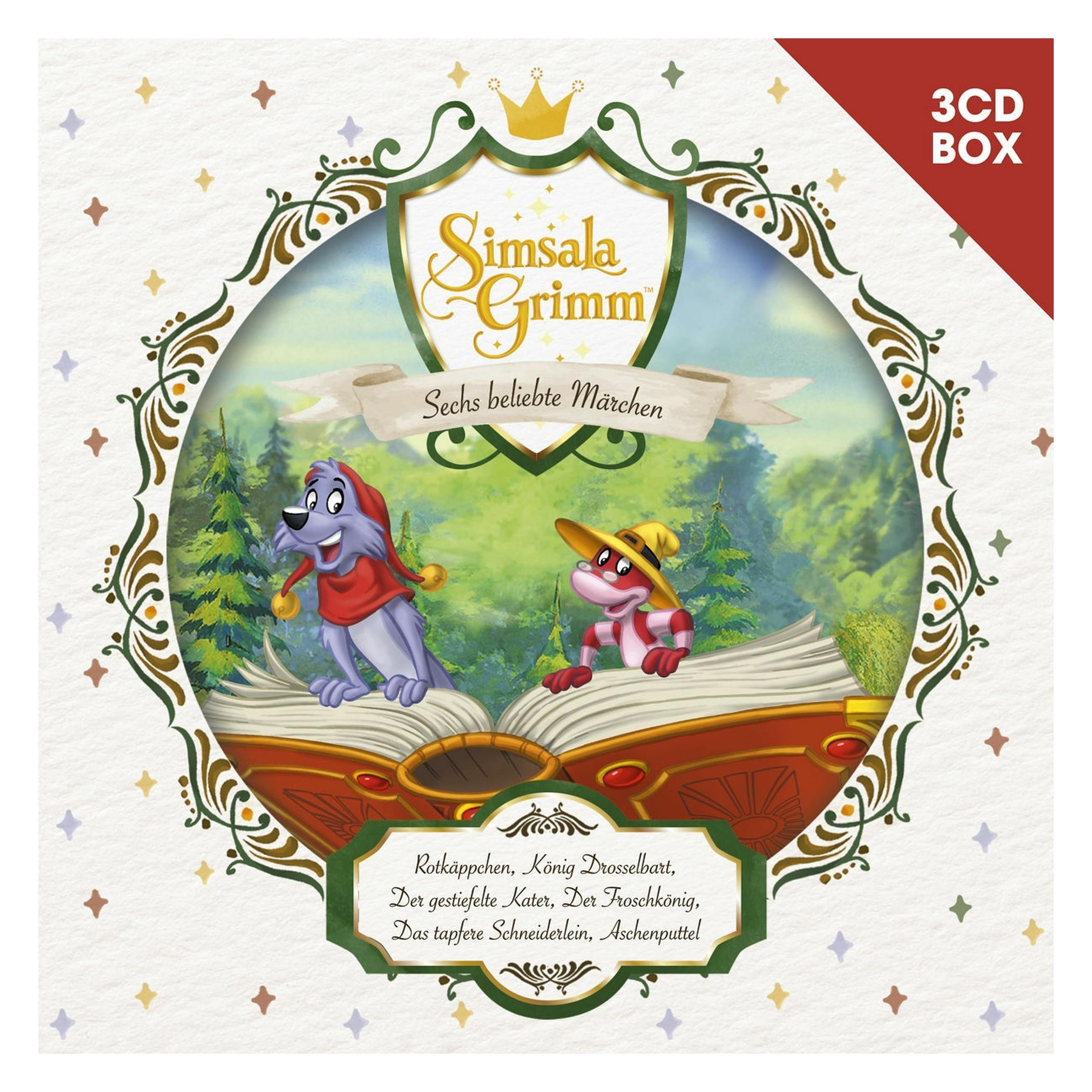 Karussell SimsalaGrimm - Sechs beliebte Märchen 1. Hörspielbox (Simsala Grimm, Deutsch) (40715784)