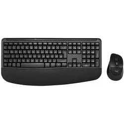 Logitech Signature Comfort Plus MK880 (DE, Kabellos), Tastatur, Grau